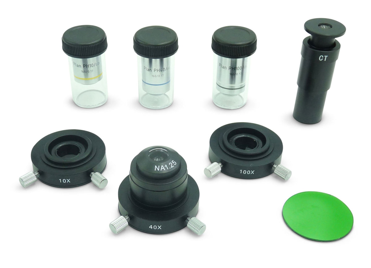 Optico XSZ-107T-PHB Phase Contrast Microscope (PLAN Objectives ...
